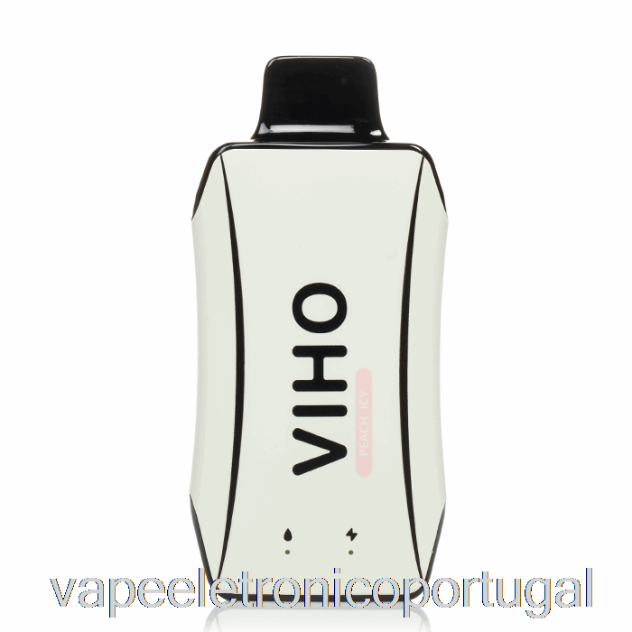 Vape Eletrônico Viho Turbo 10000 Descartável Pêssego Gelado